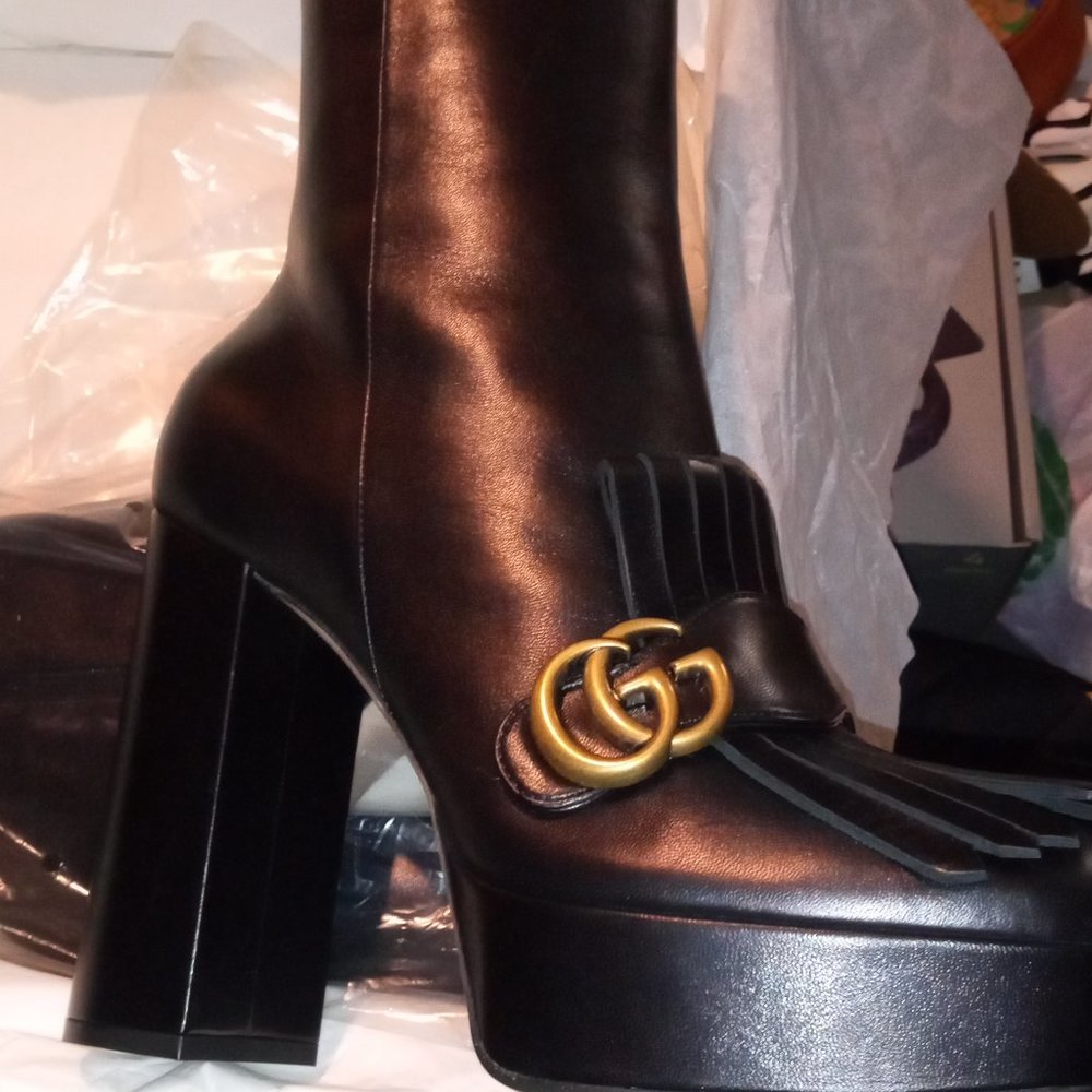 Gucci Mid Rise Boots - Picture 1 of 10